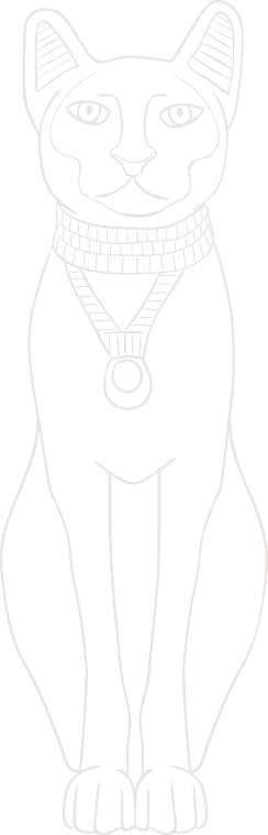 Pharaonic Cat Figure